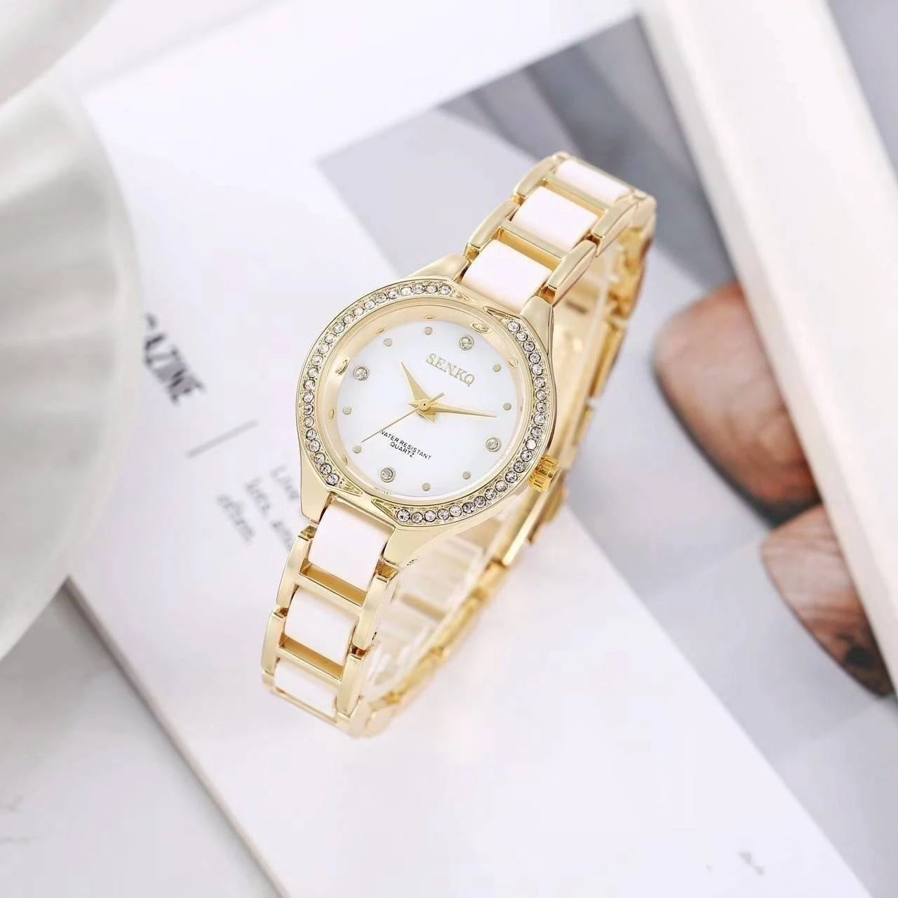 นาฬิกาข้อมือแบรนด์ Senkq กันน้ำ