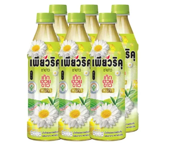 เพียวริคุเก๊กฮวยขาว 350มล. * 6 ขวด
