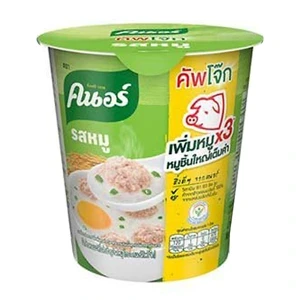 คนอร์คัพโจ๊กรสหมู35กรัมถ้วย