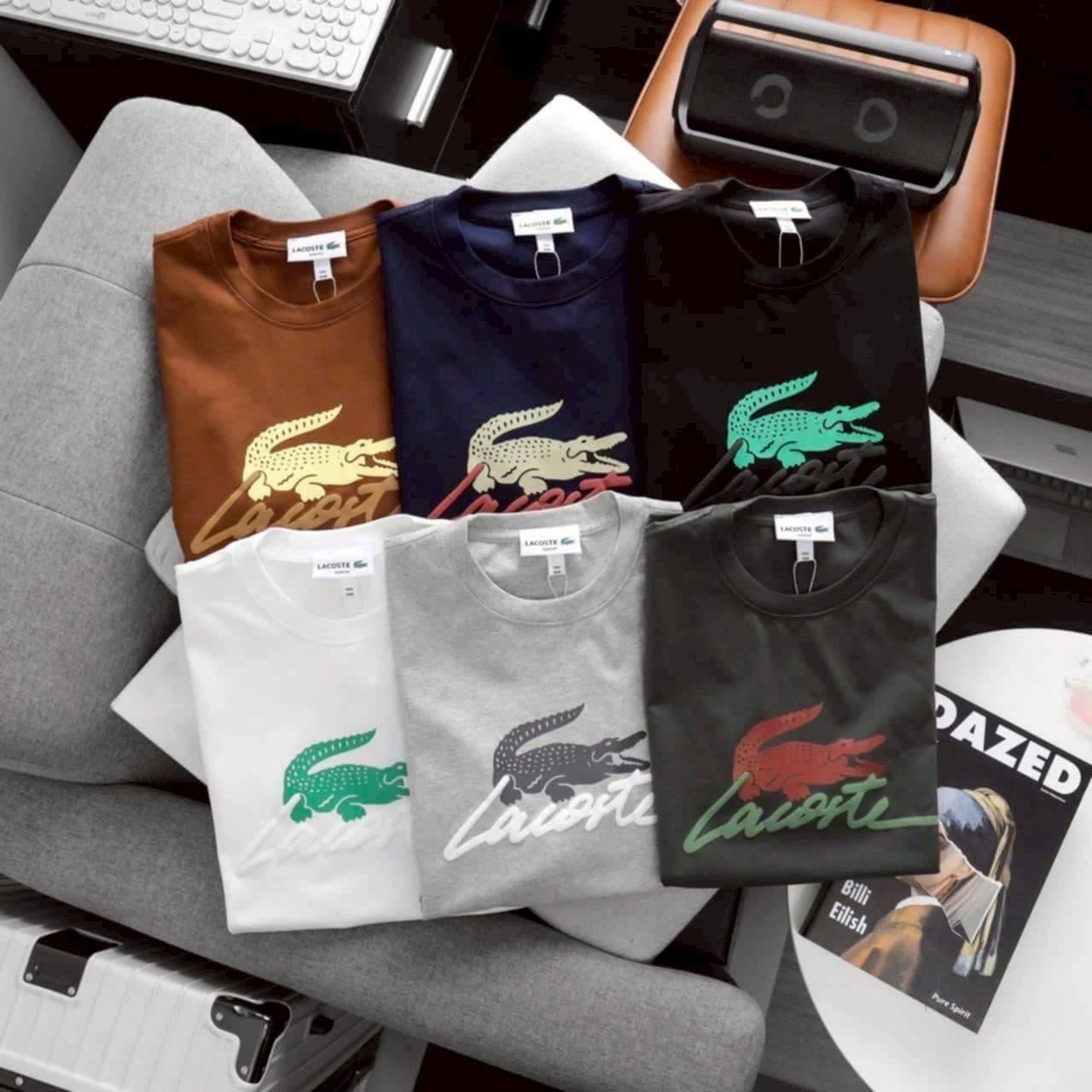 เสื้อยืดแบรนด์ LACOSTE มี 6 สี